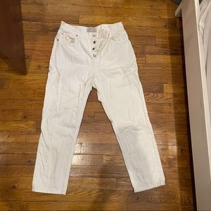 High rise cheeky straight jean